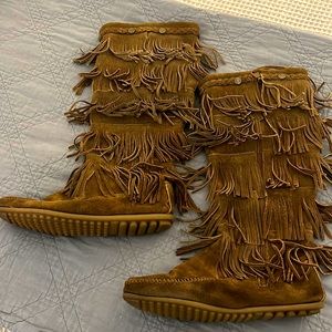 Minnetonka moccasin boots!